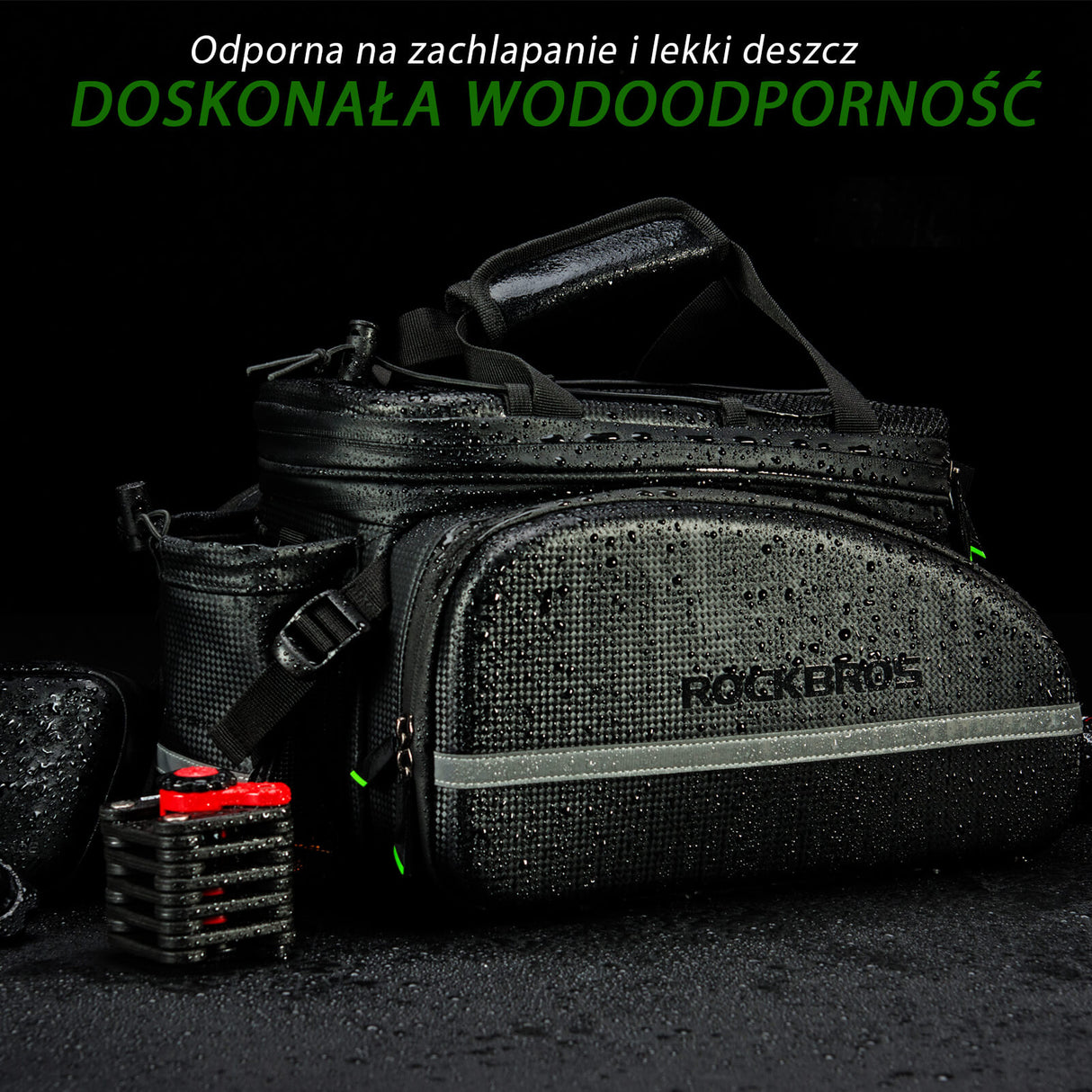 ROCKBROS Torby na Bagażnik Duża Pojemność 17-35 l Torby na bagażnik