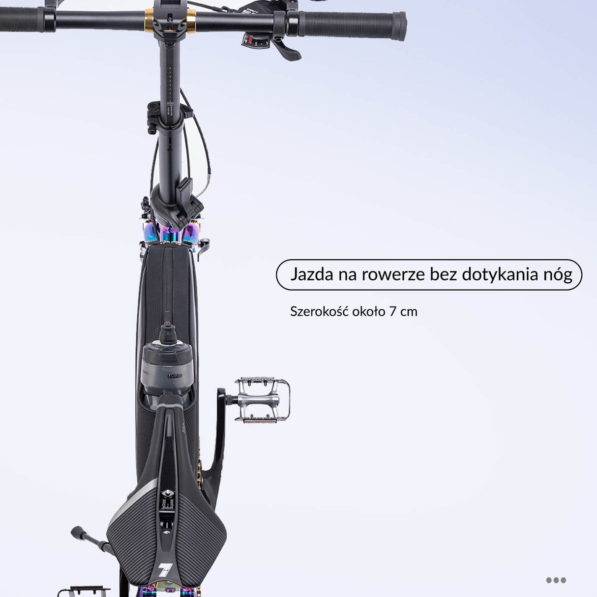 ROCKBROS Torby na Ramę Torba na Butelkę z Wodą w Kształcie Trójkąta 3L Torby na ramę