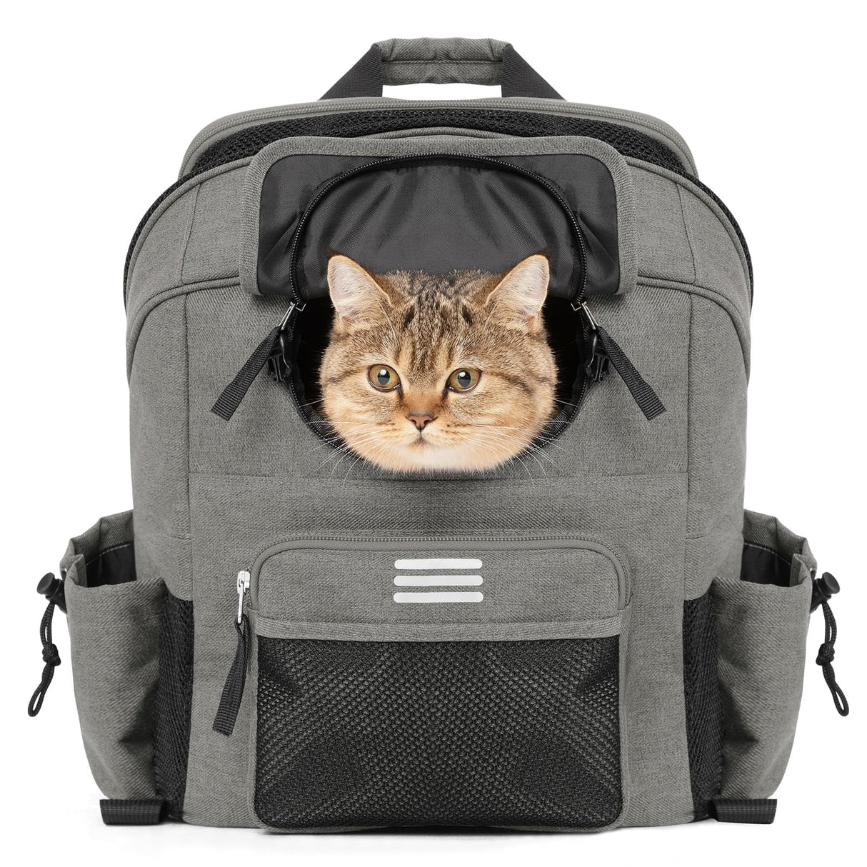 ROCKBROS Torby na kierownicę torba na rower składany Brompton dla zwierząt 21L PlecakiCzarny