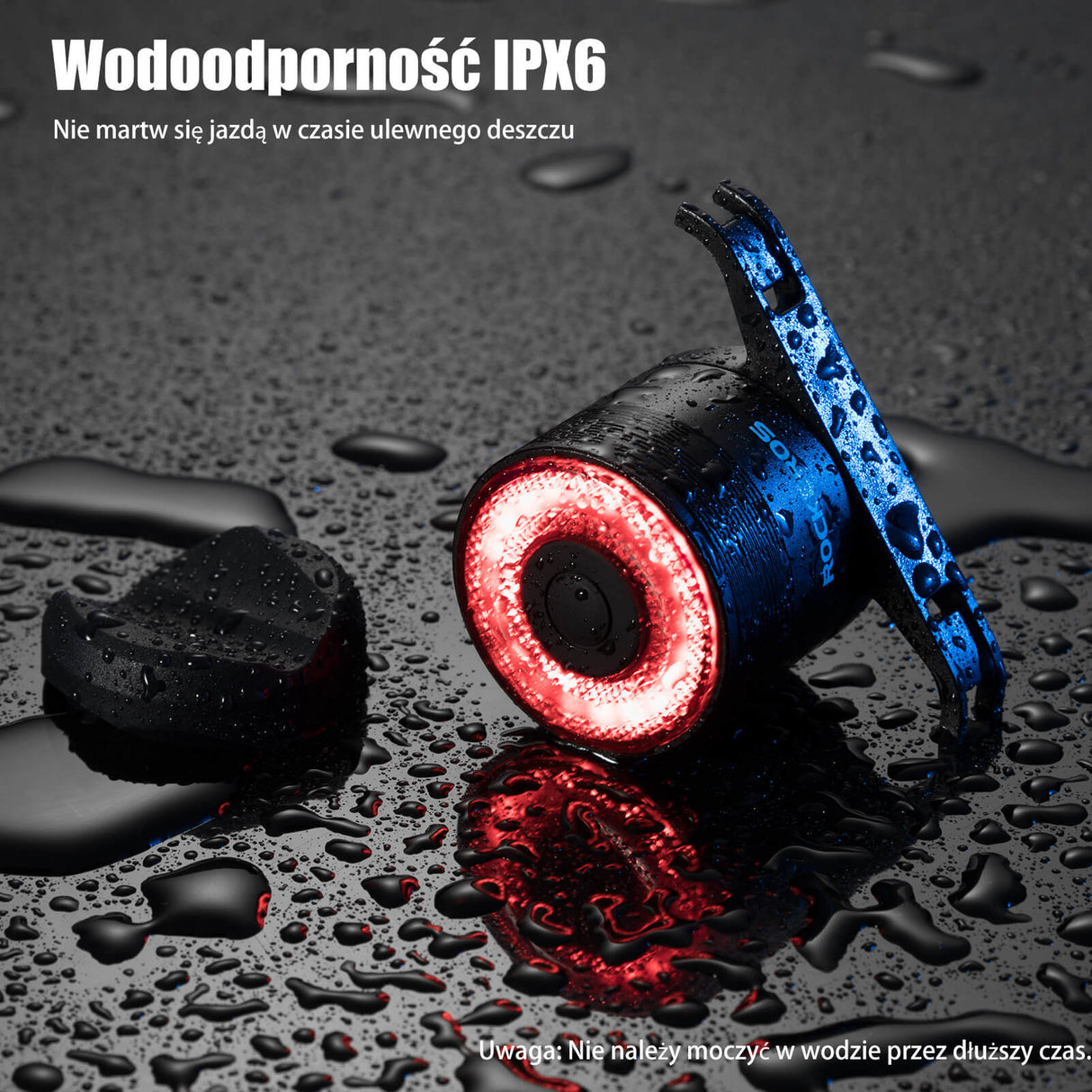 ROCKBROS Tylne Światło Rowerowe Inteligentny Q3 Światła rowerowe