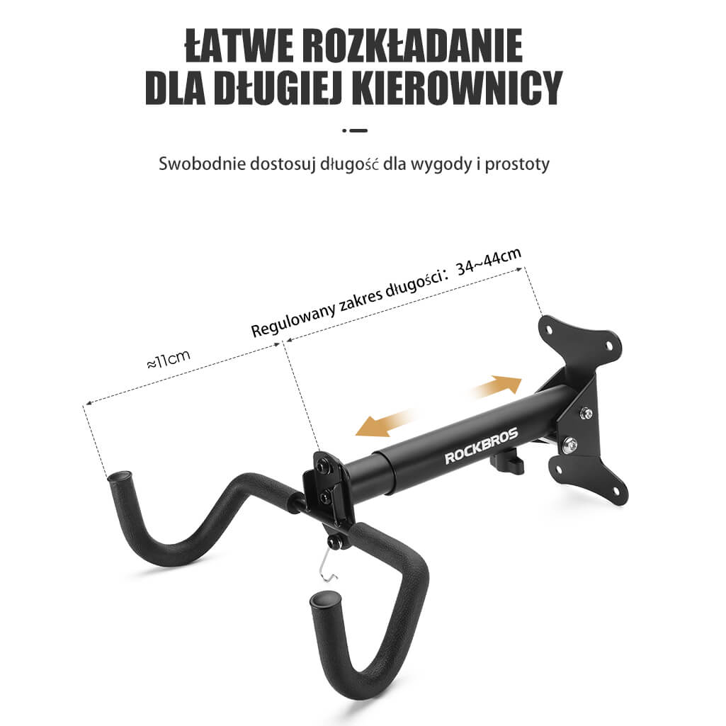ROCKBROS Uchwyt Ścienny na Rower Składane i Chowane -BN-W045 Stojaki rowerowe