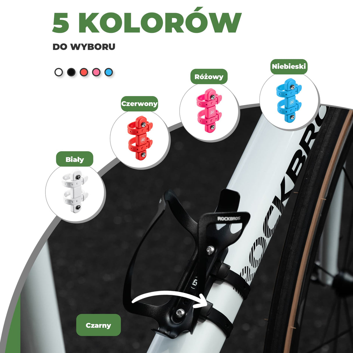 Uchwyt na Bidon Rowerowy Adapter Bez Otworów