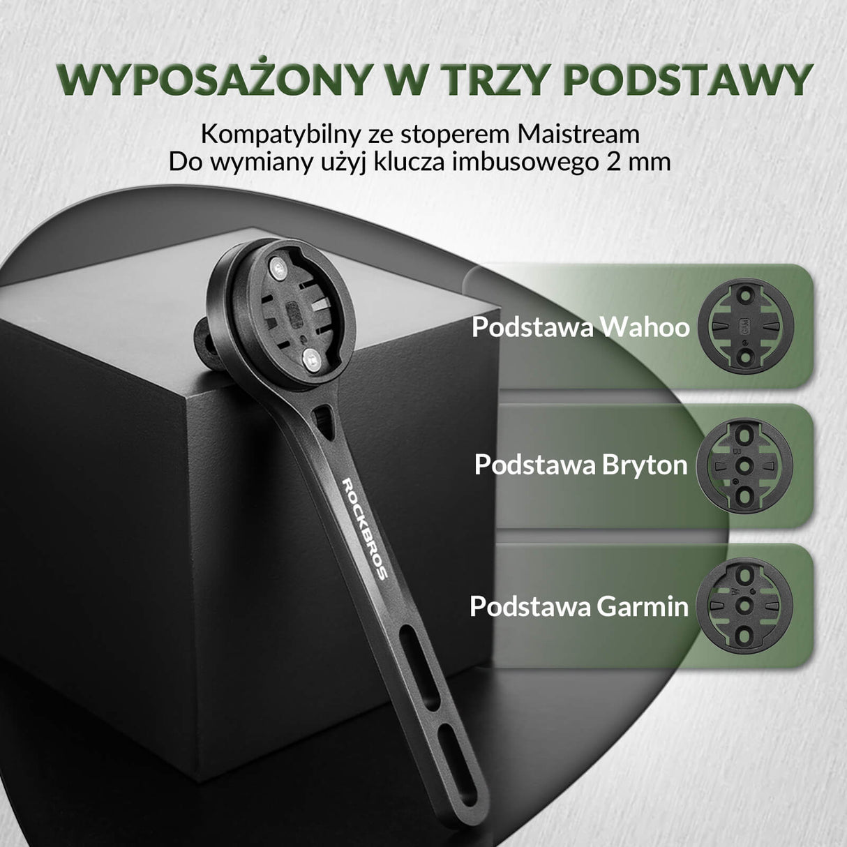 ROCKBROS Uchwyt na Komputer Rowerowy Wszystko w Jednym Uchwyt na komputer rowerowy