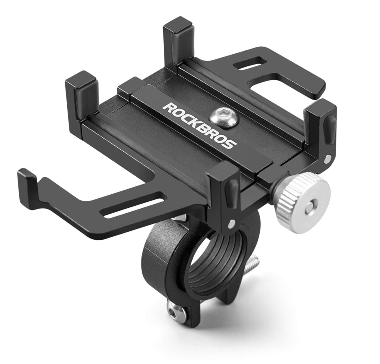 ROCKBROS Uchwyty Na Telefon Stop Aluminium Uchwyty na telefonCzarny