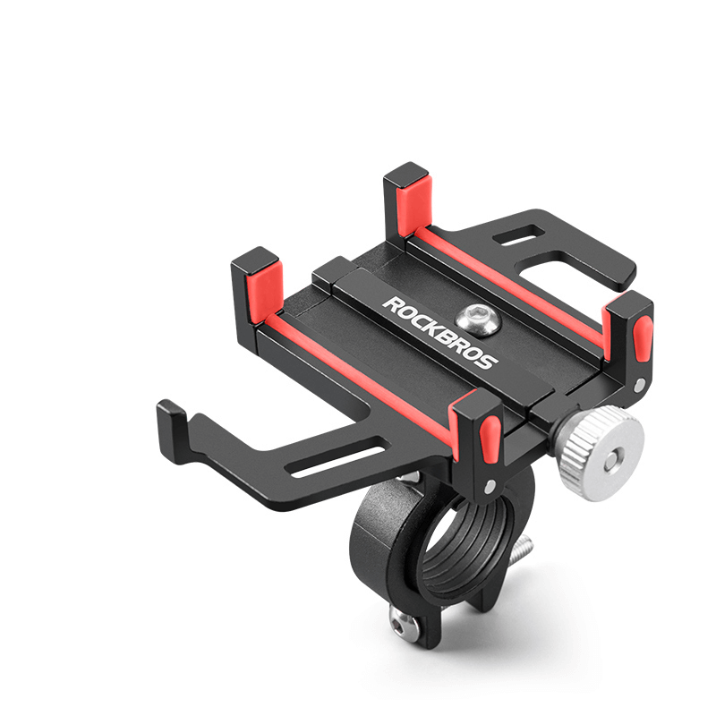 ROCKBROS Uchwyty Na Telefon Stop Aluminium Uchwyty na telefonCzerwony