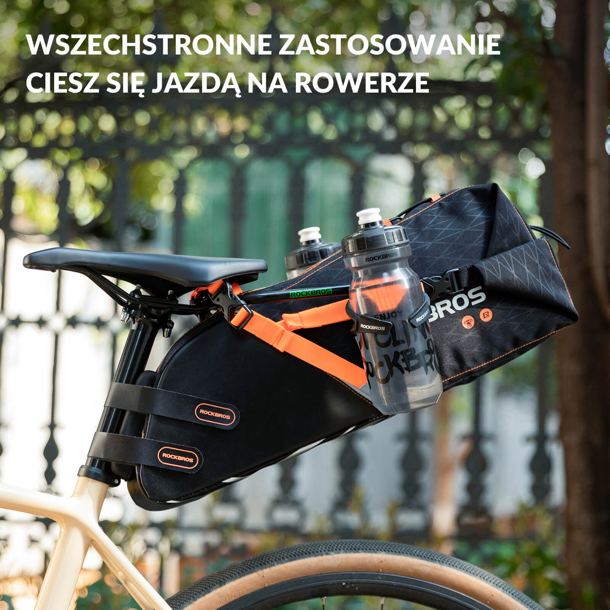 ROCKBROS Uchwyty na Bidon Wszechstronny Obrót o 360 Stopni Uchwyty na bidon