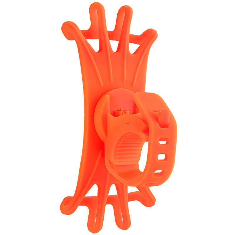 ROCKBROS Uchwyty na Telefon Silikon Nastawny Uchwyty na telefonPomarańczowy błyszczący