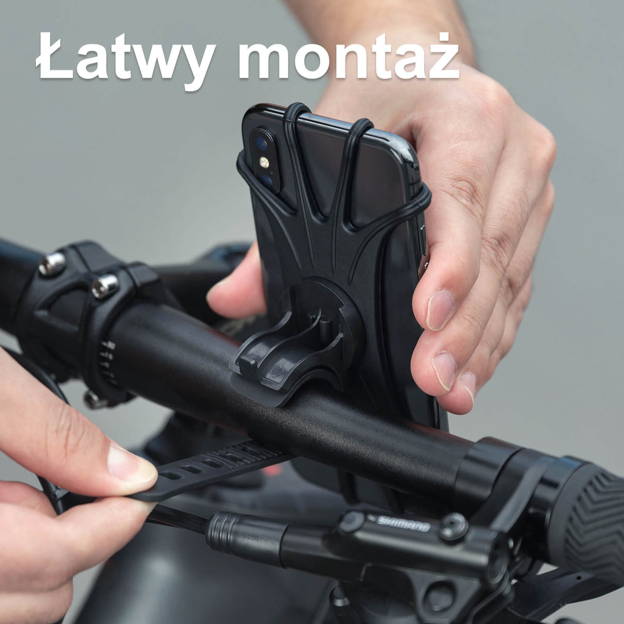 ROCKBROS Uchwyty na Telefon Silikon Nastawny Uchwyty na telefon