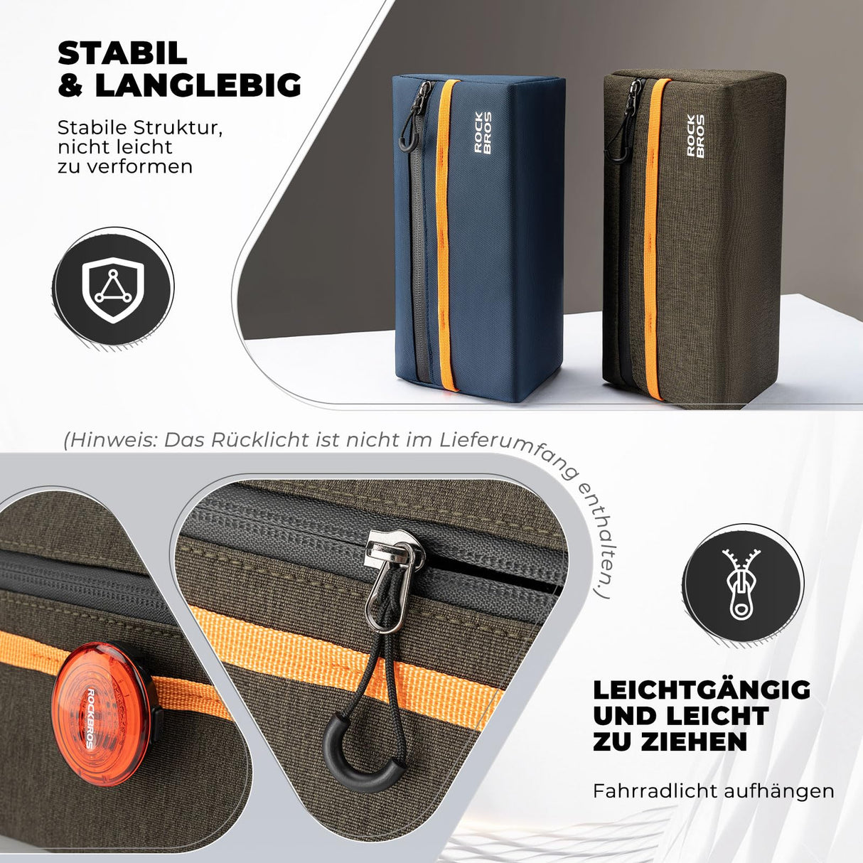 Torba na Kierownicę Rowerową Odporna na Zużycie 1,3L-W011