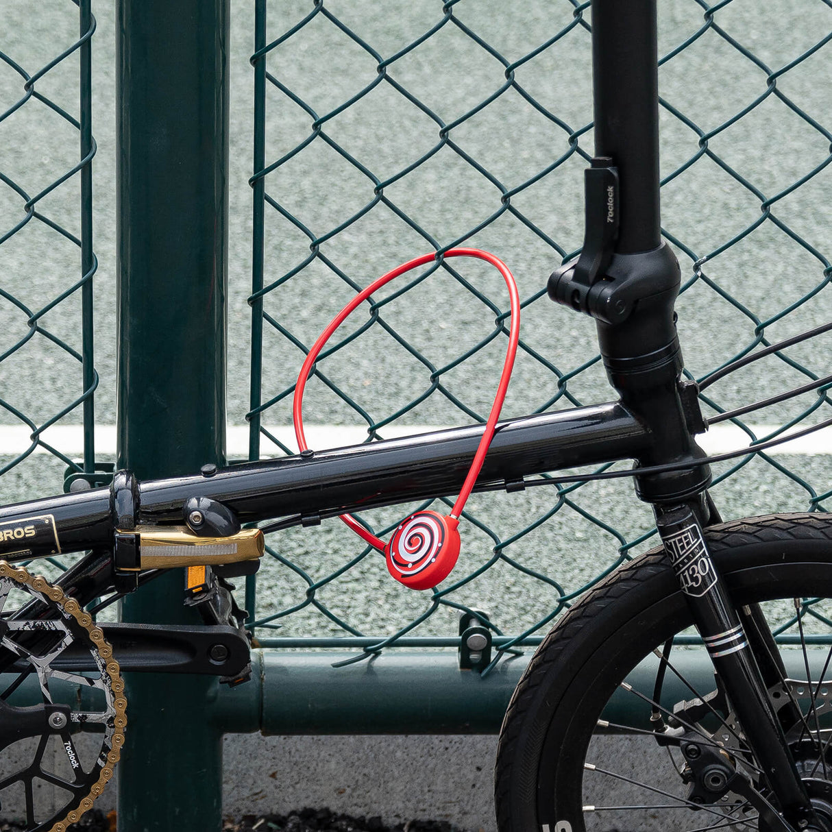 ROCKBROS Zapięcia Rowerowa Przenośna Blokada Linkowa Antykradzieżowa -WL158 Zapięcia