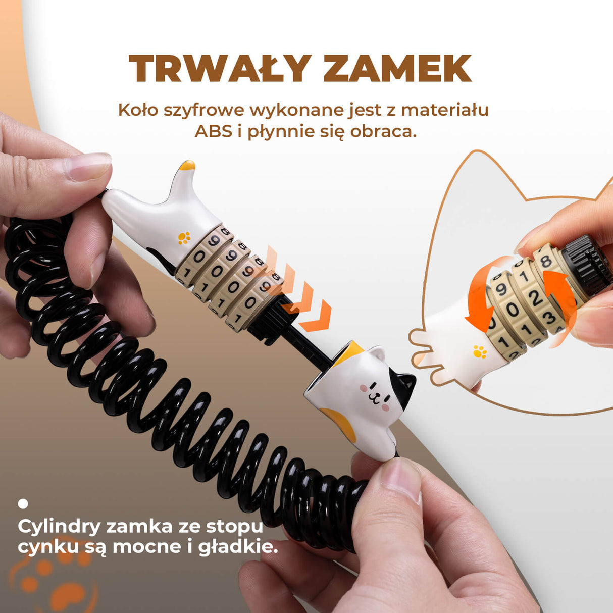 ROCKBROS Zapięcia Szyfrowy do Kasku w Kształcie Kota dla Dzieci -LKXM241 Zapięcia