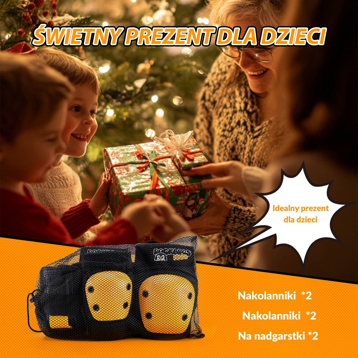 ROCKBROS Zestaw Ochronny do Jazdy na Rowerze Dla Dzieci Sprzęt ochronny dla dzieci