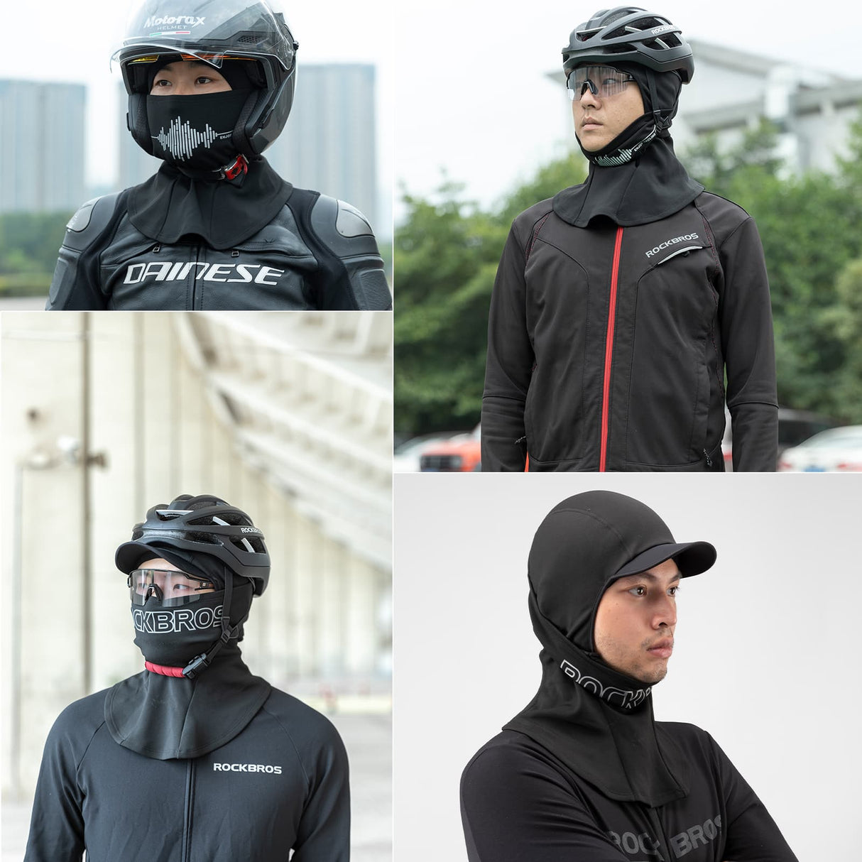 ROCKBROS Zimowa Kominiarka Rowerowa Ocieplacz na Szyję -YPP052 Kominiarki