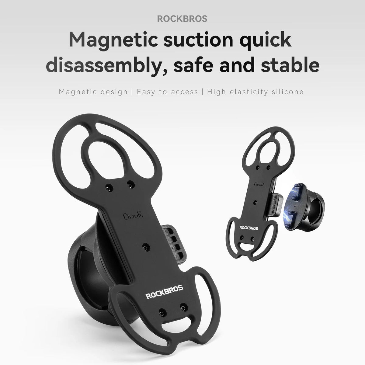 Magnetyczny Uchwyt Rowerowy na Telefon – Szybkie Mocowanie