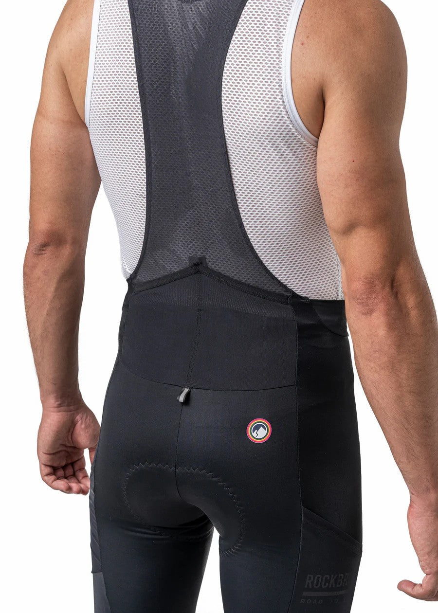 ROCKBROS ROAD TO SKY Męskie Spodenki Kolarskie z Szelkami Getry