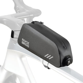 ROCKBROS 100% Wodoodporna Torba Na Ramę Roweru 0,9 L - AS-172 Torby na ramęCzarny