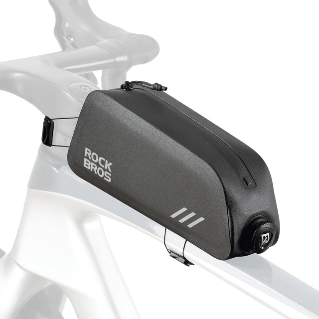 ROCKBROS 100% Wodoodporna Torba Na Ramę Roweru 0,9 L - AS-172 Torby na ramęCzarny
