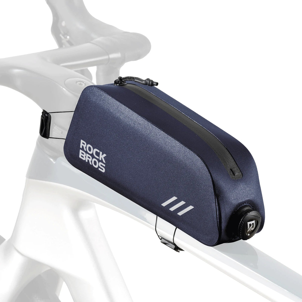 ROCKBROS 100% Wodoodporna Torba Na Ramę Roweru 0,9 L - AS-172 Torby na ramęNiebieski z czarnym