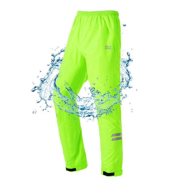 ROCKBROS Fluorescencyjne Zielone Wodoodporne Spodnie-YPK052 Spodnie
