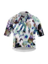 VeloNuts Women's Cycling Jersey Glitch Bloom lightweight breathable cycling jersey