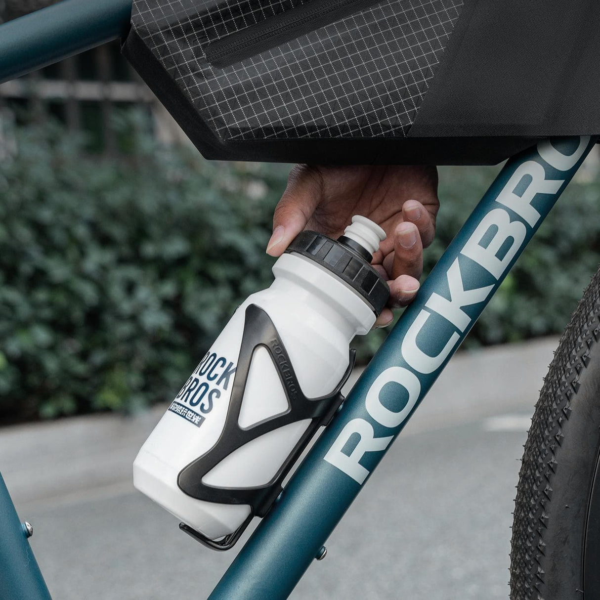 ROCKBROS 100% Waterproof Zestaw Wodoodpornych Toreb na Ramę Wzór w Kratkę 2,3L Torby na ramę