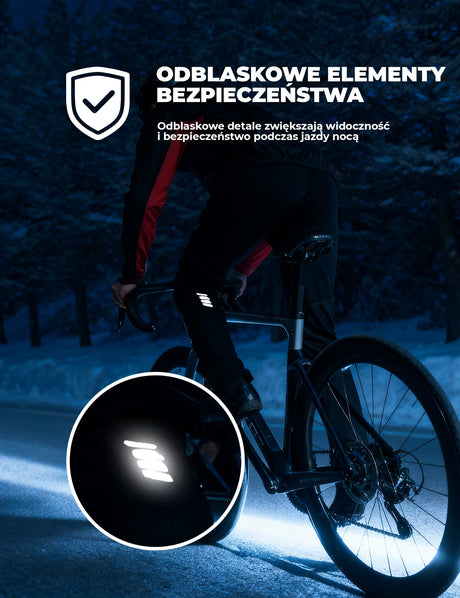 ROCKBROS Zestawy Odzieży Rowerowej Polarowy Ciepły Do Uprawiania Sportów Na Świeżym Powietrzu Zestawy odzieży
