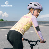 ROCKBROS Dziecięca Koszulka Rowerowa z Długim Rękawem z Panelami Dyneema Koszulki