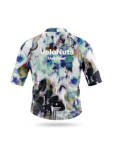 VeloNuts Women's Cycling Jersey Glitch Bloom lightweight breathable cycling jersey