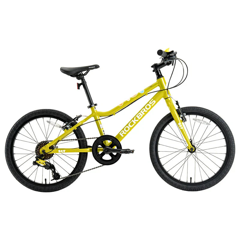 ROCKBROS SLT – Rower Dziecięcy 20 Cali Rower DziecięcyJasnożółty 20‘’-Dla dzieci w wieku 6–10 lat / 115–145 cm