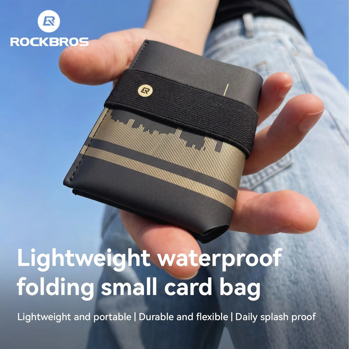 ROCKBROS Wodoodporny Portfel na Karty z Materiału Hypalon - L005 Portfel