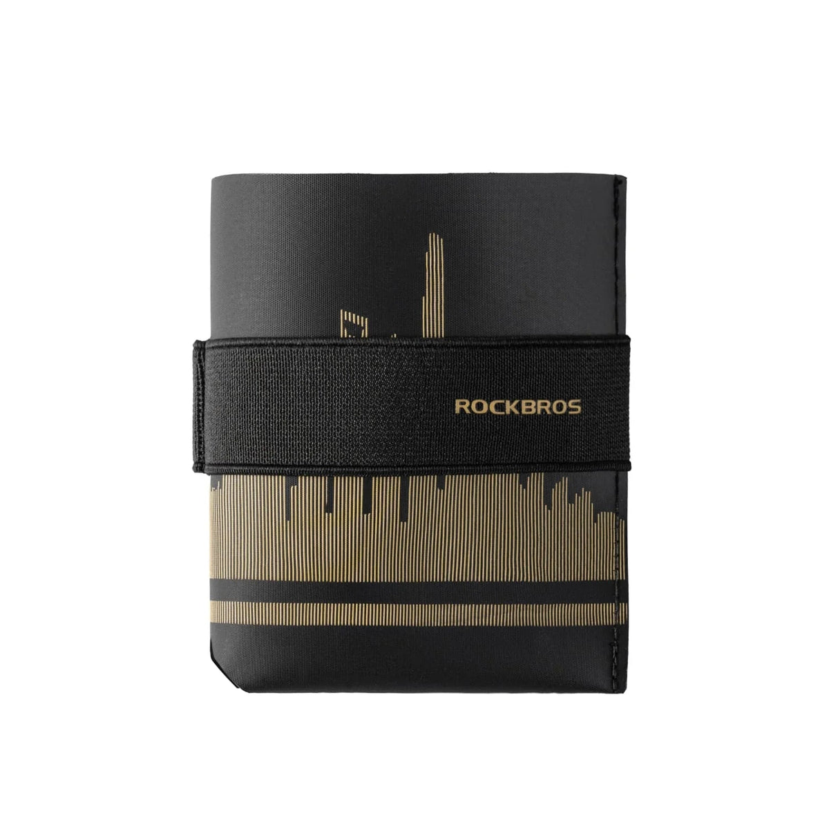 ROCKBROS Wodoodporny Portfel na Karty z Materiału Hypalon - L005 PortfelCzarno-Złoty