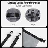 ROCKBROS ROCKBROS Łódź Sucha Torba Wodoodporna z Paskami na Ramiona Plecak Kajakarstwo Pływanie Kemping Raftowanie do Sportów Wodnych, Plaży, Żeglarstwo Outdoor 2 L/5 L/10 L/20 L/30 L/40 L Plecaki