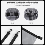 ROCKBROS ROCKBROS Łódź Sucha Torba Wodoodporna z Paskami na Ramiona Plecak Kajakarstwo Pływanie Kemping Raftowanie do Sportów Wodnych, Plaży, Żeglarstwo Outdoor 2 L/5 L/10 L/20 L/30 L/40 L Plecaki