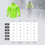 ROCKBROS Kurtka Rowerowa Przeciwdeszczowa Fluorescencyjna-YPY028 Kurtki