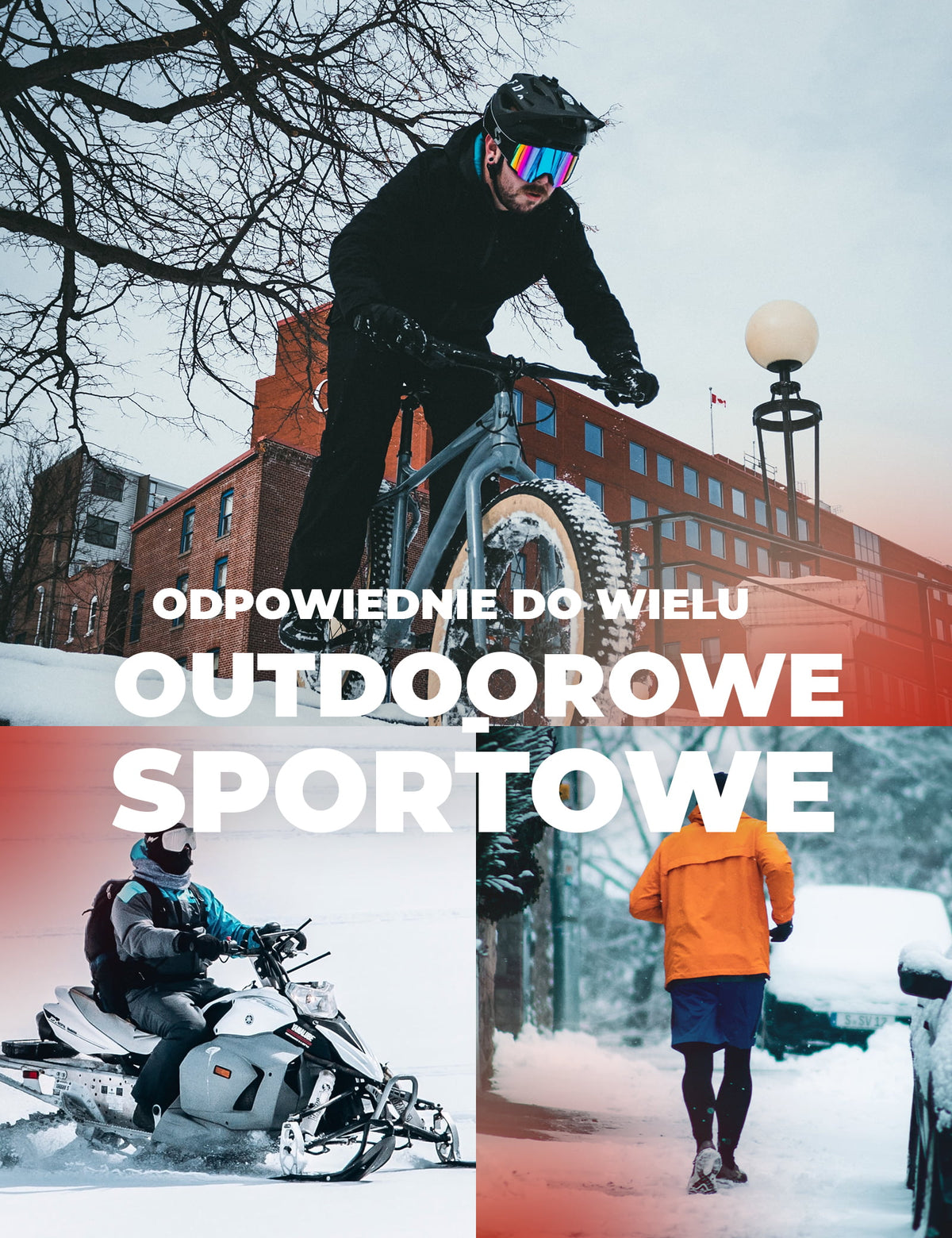 Kurtka Rowerowe na Zimę Długa Wiatroszczelna Wodoodporna Męska