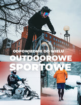 Kurtka Rowerowe na Zimę Długa Wiatroszczelna Wodoodporna Męska