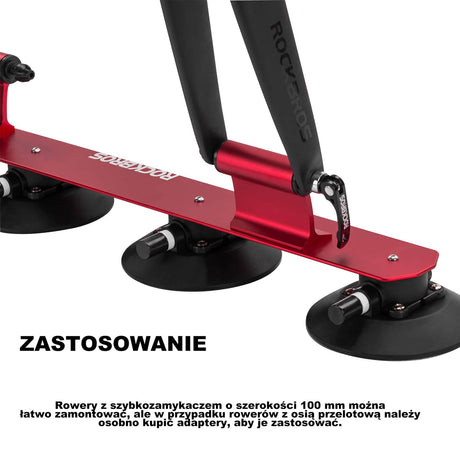 Bagażnik Rowerowy z Przyssawkam