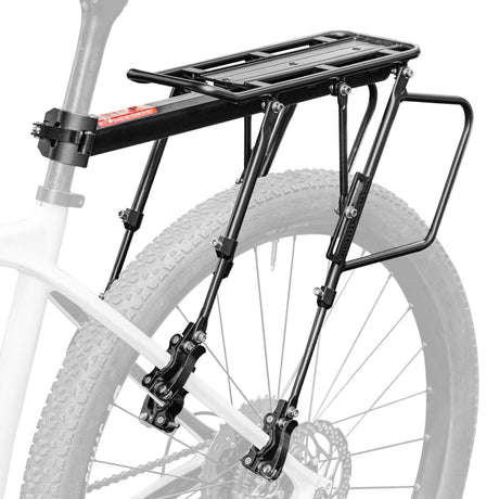 Bagażnik Rowerowy ze Stopu Aluminium Regulowany na Tylny Wspornik Siodła