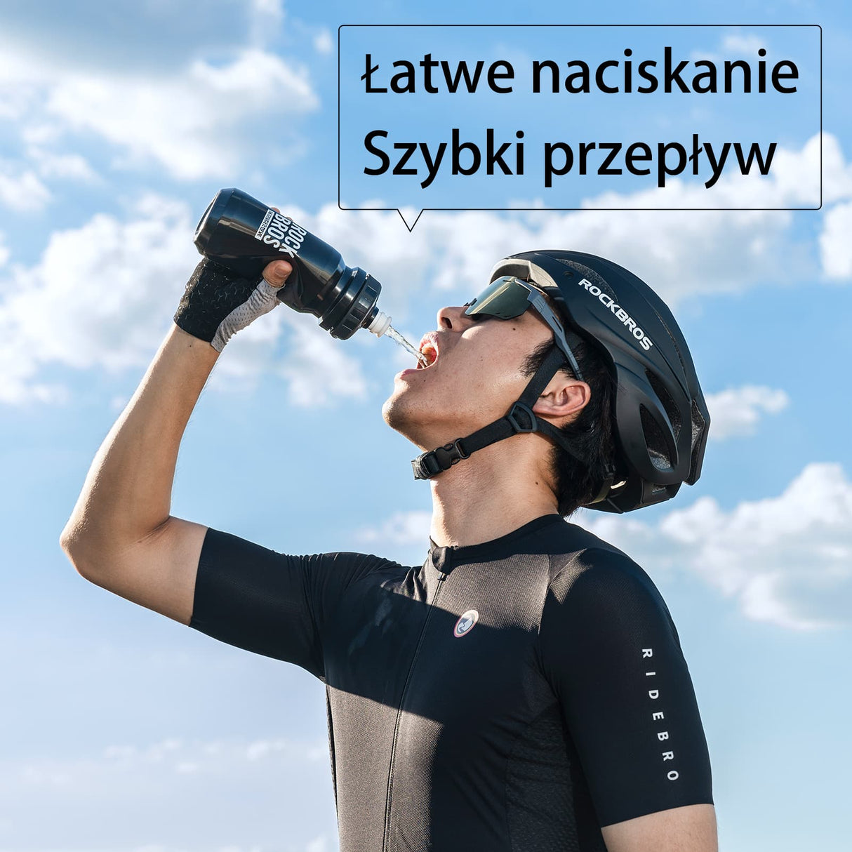 Bidon Rowerowy z Osłoną Antykurzową