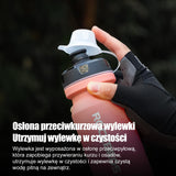 ROCKBROS „Skin-Feel” butelka rowerowa 600 / 750 ml z osłoną przeciwkurzową, lekki i antypoślizgowy