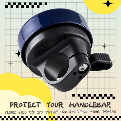 ROCKBROS ROCKBROS Dzwonek rowerowy dla dzieci, głośny dźwięk, hulajnoga rowerowa, akcesoria do kierownicy, 80-100 dB, głośny dźwięk, dzwonek dla małych chłopców, dziewcząt Dzwonki