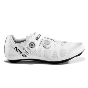 ROCKBROS Buty Zatrzaskowe Kompatybilne z SPD-SL i Look KEO -NR3 Buty roweroweBiały 39