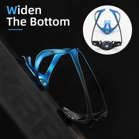 ROCKBROS ROCKBROS Koszyk na Bidon Rowerowy Koszyk na Bidon Aluminiowy Koszyk na Bidon Lekki Mocny na Rower Elektryczny, MTB, Rower Wyścigowy-W09 Uchwyty na bidon
