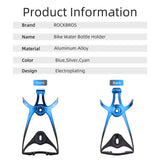 ROCKBROS ROCKBROS Koszyk na Bidon Rowerowy Koszyk na Bidon Aluminiowy Koszyk na Bidon Lekki Mocny na Rower Elektryczny, MTB, Rower Wyścigowy-W09 Uchwyty na bidon