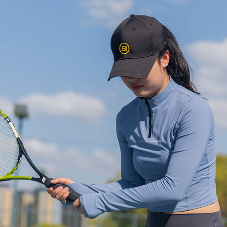 ROCKBROS-PL ROCKBROS Czapka z Daszkiem Moda Regulowana Czapka z Daszkiem Oddychająca Czapka Chroniąca Przed Promieniowaniem UV do Uprawiania Sportów na Świeżym Powietrzu Tenis Golf Podróże Mężczyźni Kobiety Czapki