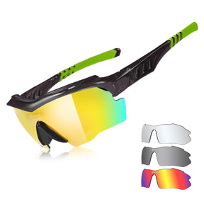 ROCKBROS Okulary Rowerowe Sportowe Przeciwsłoneczne z Polaryzacją dla Mężczyzn i Kobiet-SP32 Okulary polaryzacyjneCzarny