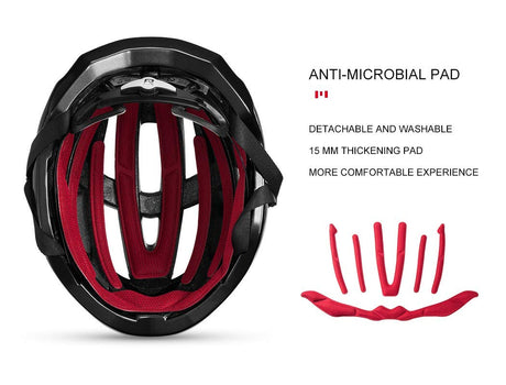 ROCKBROS ROCKBROS Kask Kolarski Gradientowy dla Mężczyzn Kobiet Bezpieczny Standardowy Kask Rowerowy Lekki Regulowany Oddychający Odblaskowy Kask Rowerowy Góra i Droga L (58-63 cm) Kaski