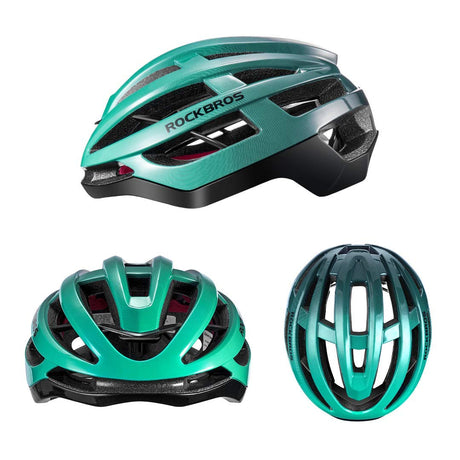 ROCKBROS ROCKBROS Kask Kolarski Gradientowy dla Mężczyzn Kobiet Bezpieczny Standardowy Kask Rowerowy Lekki Regulowany Oddychający Odblaskowy Kask Rowerowy Góra i Droga L (58-63 cm) Kaski
