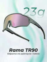 ROCKBROS Dziecięce Okulary Sportowe Inteligentna Ochrona Wzroku i Komfort-SP383 Okulary i gogle