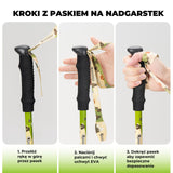 Qunature Dziecięcy Aluminiowy Kij Trekkingowy Lekki, Regulowany i Bezpieczny-BX-005 Qunature-Wędrówki